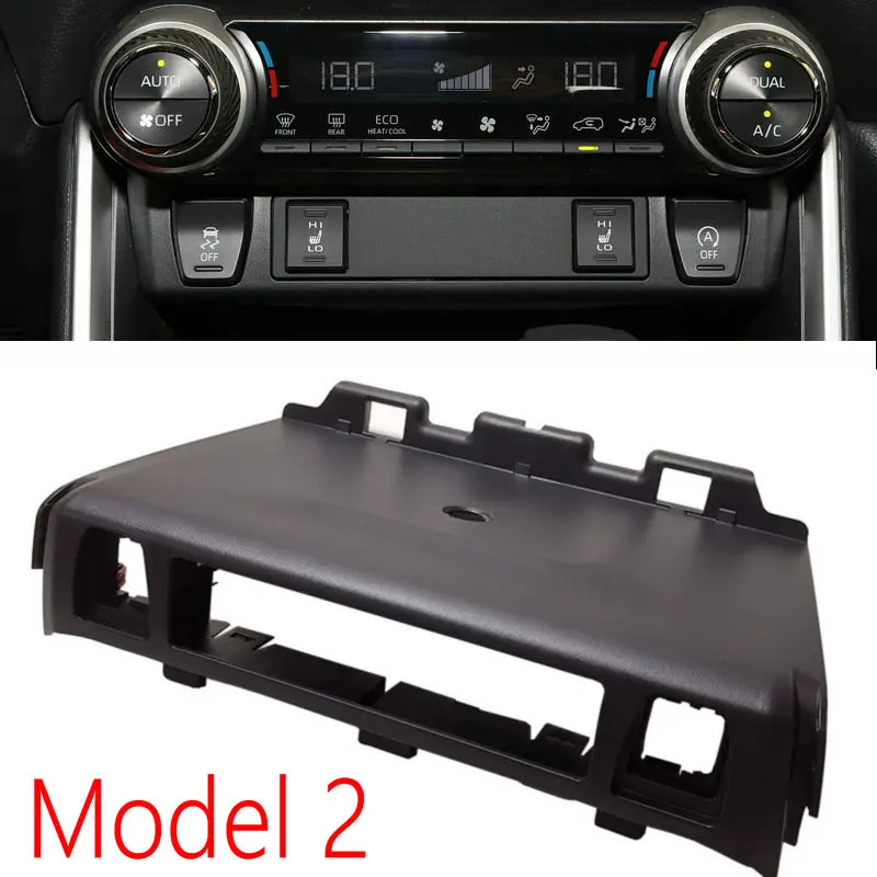 Apply to  RAV4 2019-2022 dashboard trim panel Start stop seat heating switch frame OFF switch base