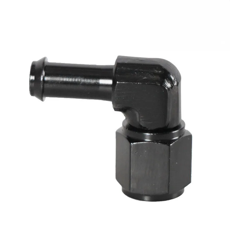 Aluminum 90 Degree Oil Cooler Fitting AN6 Female Thread Inverted Fuel Line Connector for Car Modification