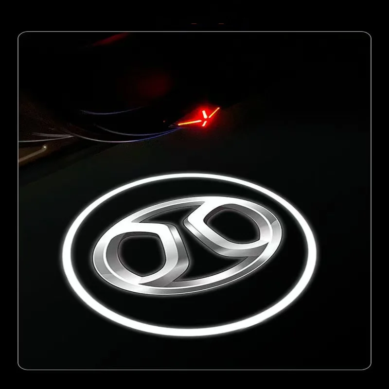 

Car Door Logo Light HD Welcome Projector Lamps For BAIC Senova X65 Beijing BJ20 EV5 X55 Projector Lamps Decor Accessories