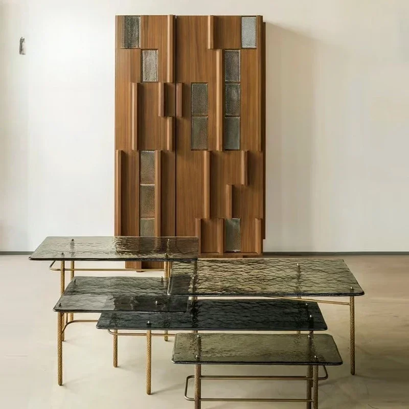 خزانة مشروبات من الخشب الصلب بتصميم ديكور ناعم، وخزانة تزيين فيلا نادي الفندق