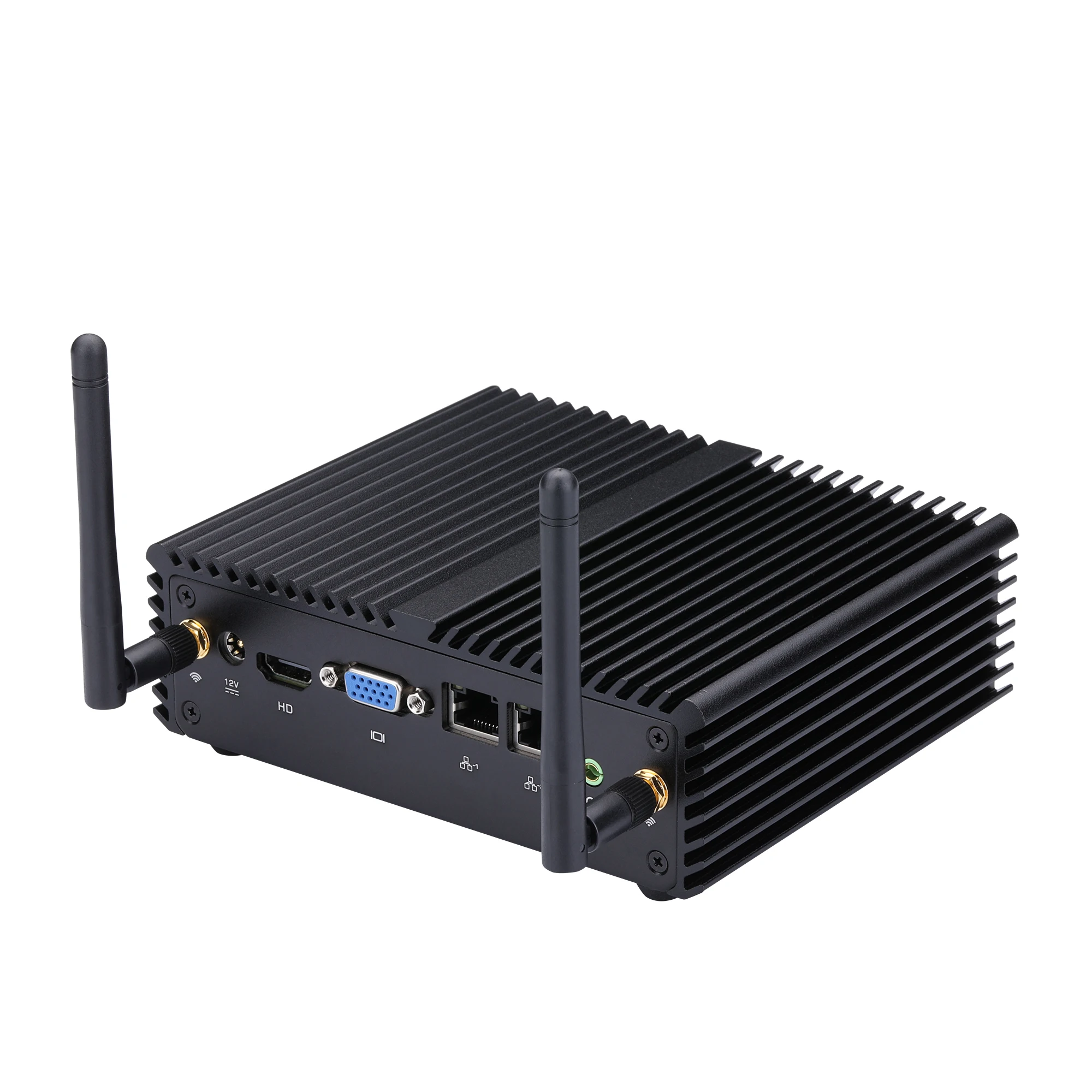 Qotom Mini Pc Host Q210S Q220S with Core i3 i5  Dual Lan  WIN XP/Ubuntu 7x24