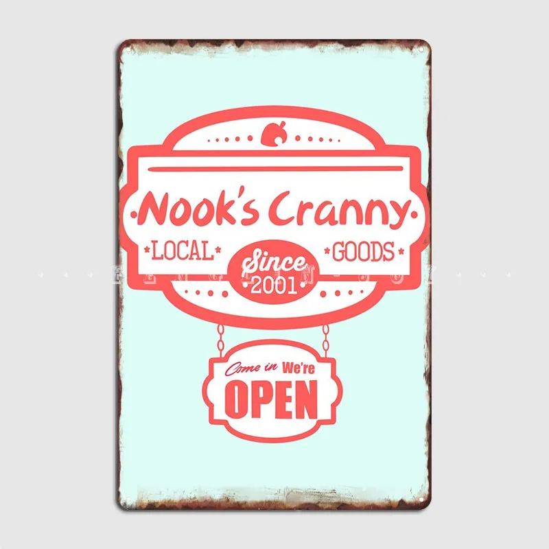 Nooks Cranny Vintage Sign Metal Plaque Poster Wall Pub Party Create Wall Decor Tin Sign Poster