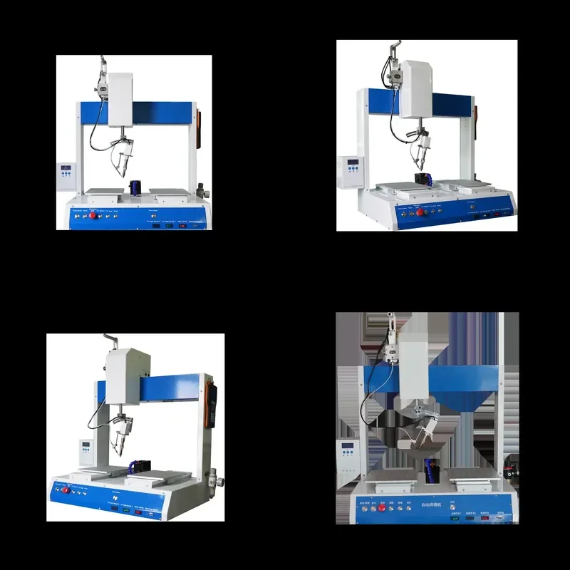 for Double Platform with R Rotating Shaft Electronic Products PCB Board Mobile Phone Automatic Welding Machine Double Welding