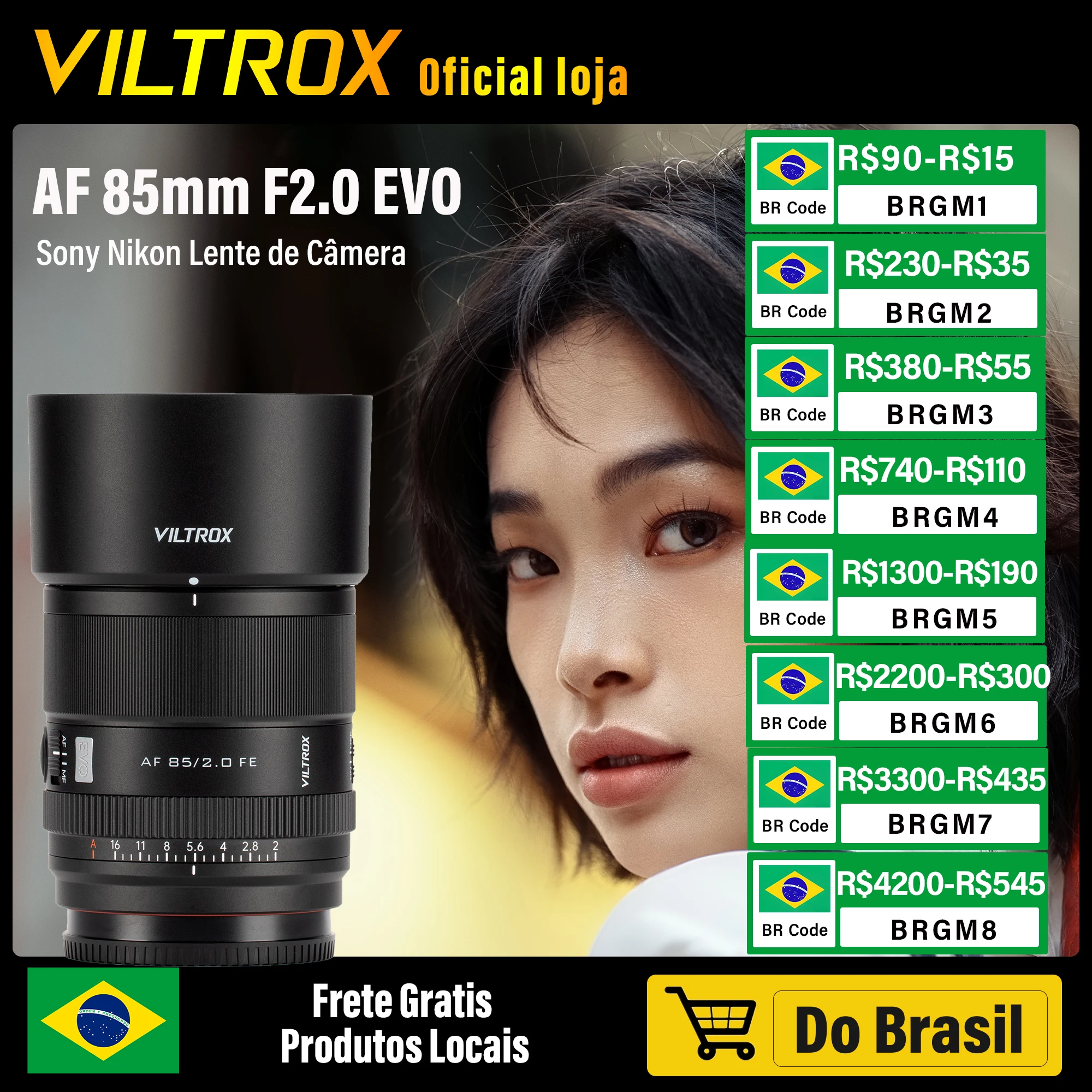 Viltrox 35mm f1.8 55mm f1.8 85mm F2 EVO Lente de Câmera Full Frame com Foco Automático  Lente Clássica para Retratos Casamentos Eventos Vlogs para Nikon Z5II Z6III Z7 ZF e Sony A7C2 ZV-E10 II A7M4 ZV-E1 FX3 a7c a7iii