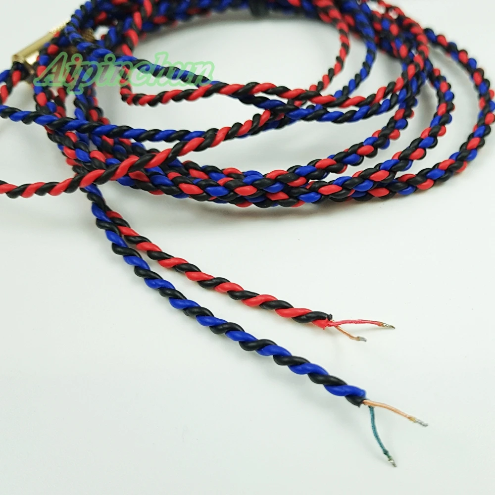 3-полюсный штекер 3,5 мм, мягкий Восьмиядерный провод «сделай сам», ТПЭ плетеный кабель для наушников, ремонт наушников