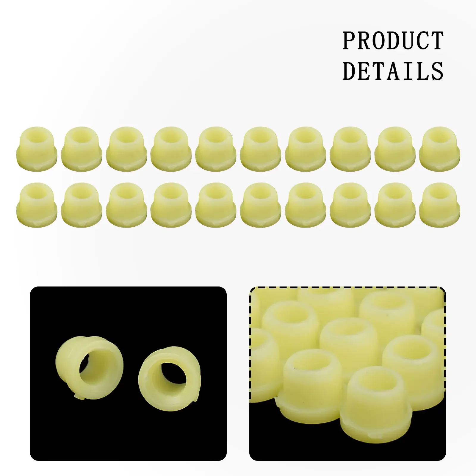 High Quality Rubber Ring Pipe Seal Pipe Seal Ring Replacement Rubber White/yellow 20pcs For R12 R134A/for R410