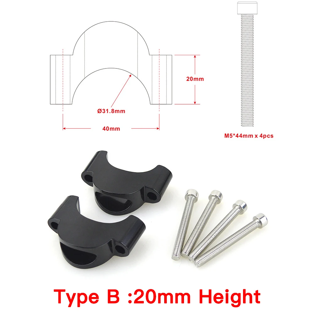 TT Aerobar Riser Spacer aus Aluminiumlegierung für 31,8 mm Lenker – Triathlon-Rennrad-Erweiterungsset (modular, 10 mm/20 mm stapelbar) – Detail 7