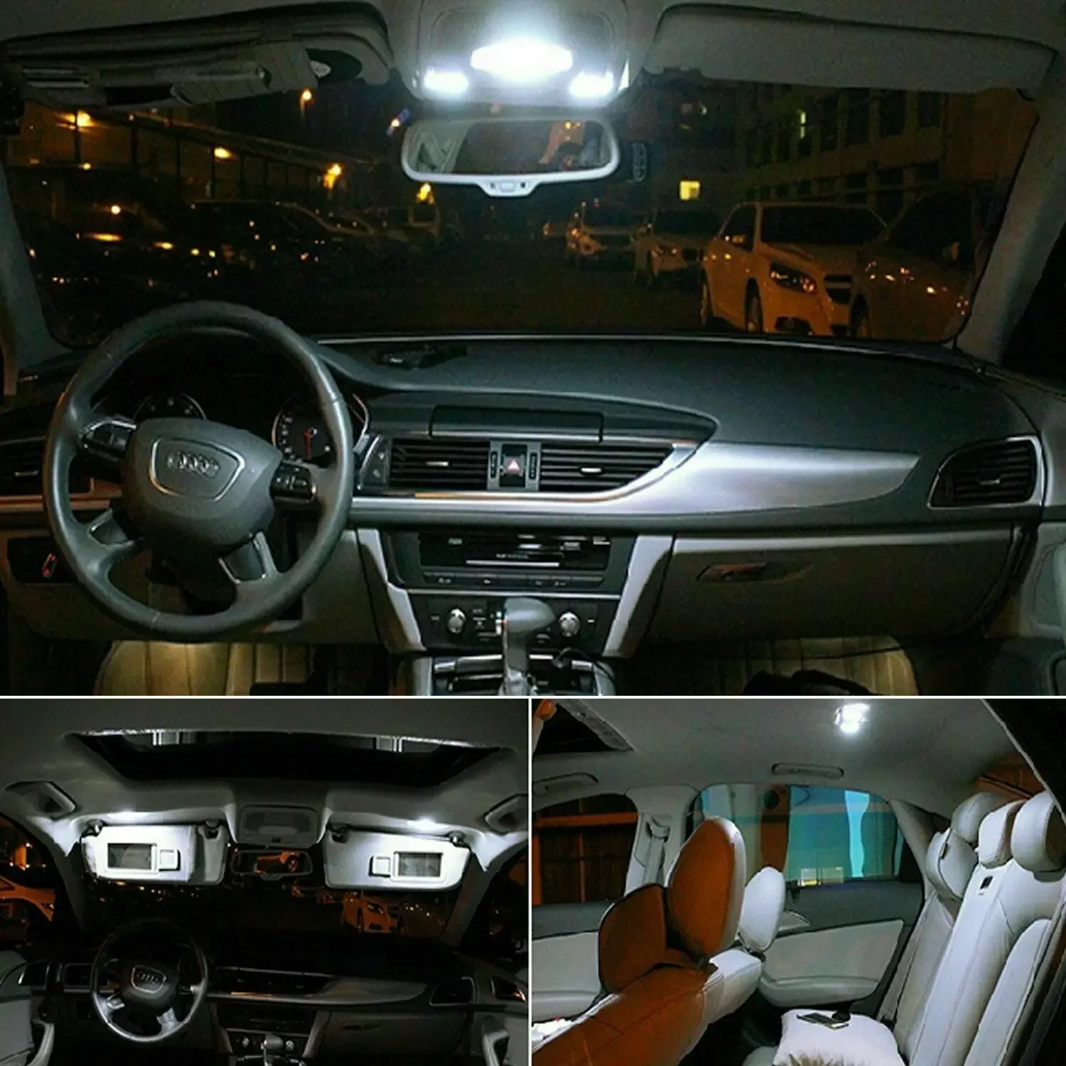 10 قطعة W5W T10 LED لمبات في Canbus 5730 8SMD 194 168 LED سيارة الداخلية خريطة قبة أضواء مصباح إيقاف السيارة السيارات مصباح إشارة 12V 6000K #3