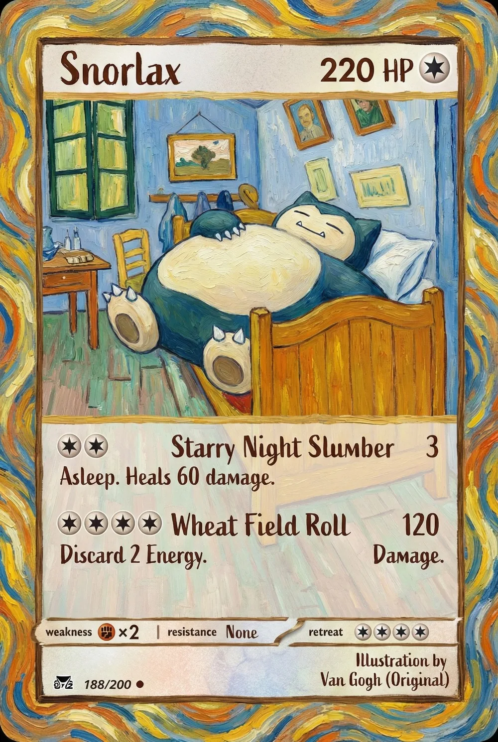 5Pcs Pokemon Cards Smeargle Snorlax Sunflora Jirachi Van Gogh Post Impressionism Series PTCG Cards Game Rare Holo Pokemon Cards view 5