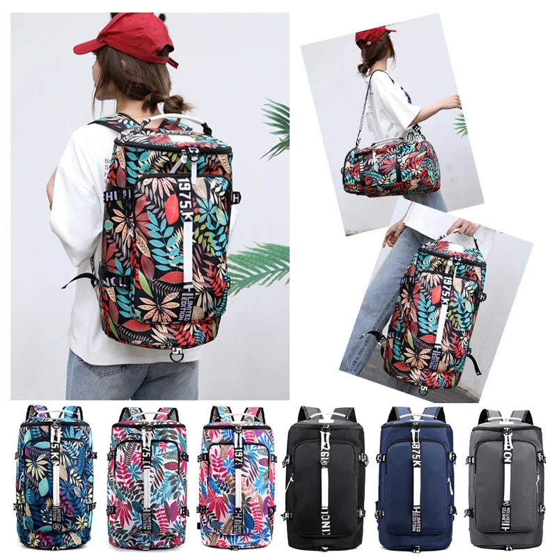 Outdoor Backpack Women Gym Female Travel Tote High-Capacity Shoe Sac Student Bagpack Sports Casual Men Hiking multifunctional