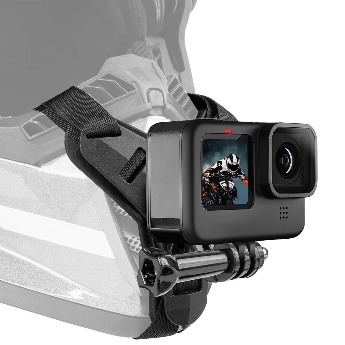 Motorcycle Helmet Chin Strap for Gopro Hero 12 11 10 9 Insta 360 X3 X4 DJI Mini 4 3 Osmo Action Camera Accessorie Helmet Strap