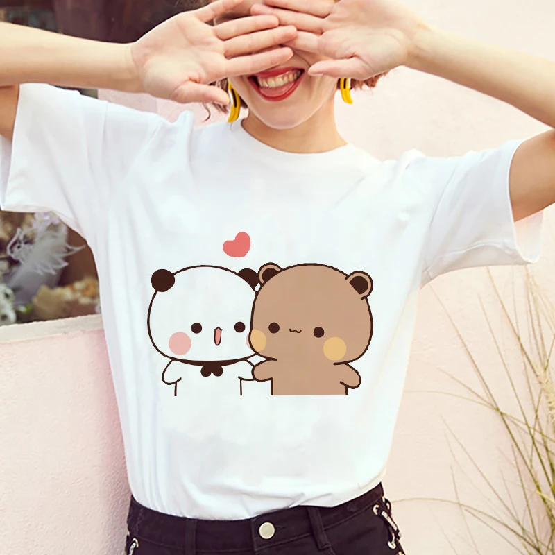 Bubu Dudu T Shirt Women Top Kawaii Funny T Shirts Summer Tops Y2k Fashion Casual Womans Clothing Short Sleeve Tee