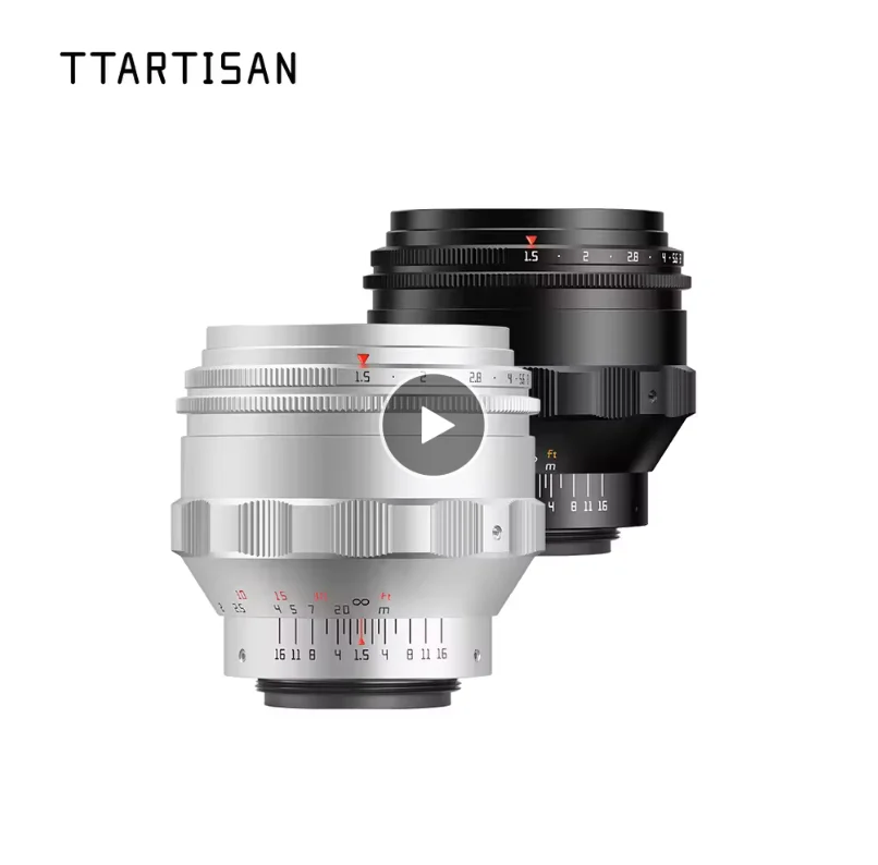 TTArtisan 75mm F1.5 Swirly Bokeh Full Frame Lens M42 mount can be transferred to Sony Canon Nikon Fuji Lumix camara fotografica