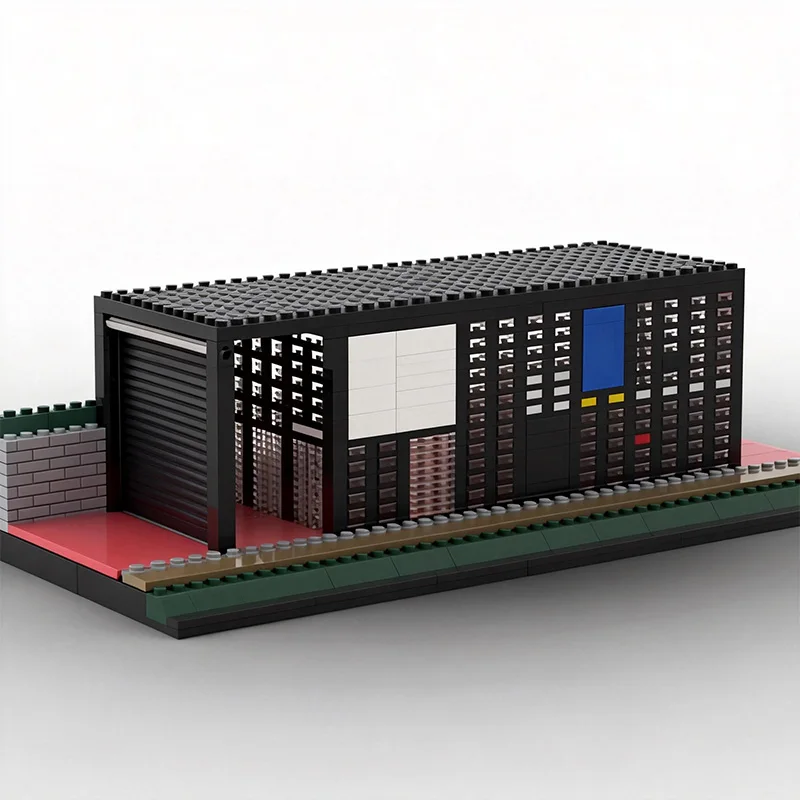 1402 قطعة من مكعبات البناء المعيارية القابلة للتخصيص، نموذج بسيط لبيت الهندسة الحضرية، لعبة تقنية للأطفال بتصميم ذاتي، هدية عيد ميلاد