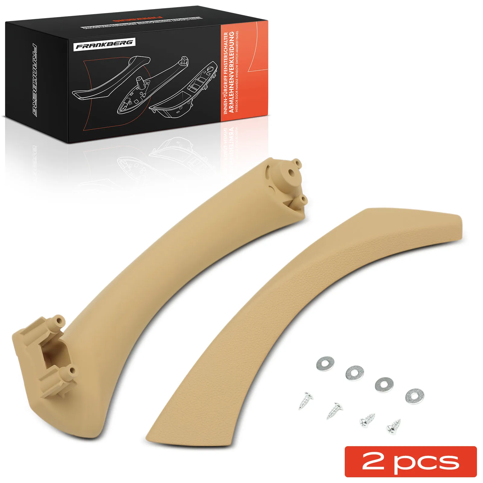 Frankberg 2x Deurgreep Binnen Links voor BMW 3 Serie Cabriolet Coupé E90 E93 E92 51419150339 51417230853