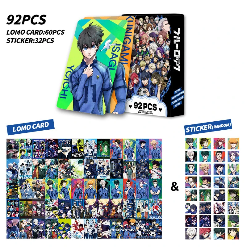 92PCSHigh-Definition Color Printed Photo Card Blue Prison Double-SidedLOMOCard Collection Card Sticker Greeting Card image 2
