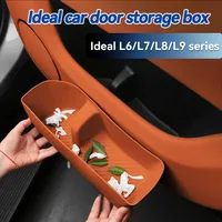 For Li  Lixiang L9 L8 L7 L6 Car Interior Door Handle Storage Box 4pcs Silicone Inside Door Handle Storage Mat