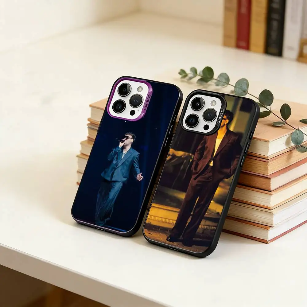 

Singer Q-Quevedo Phone Case For iPhone 17,16,15,14,13,12,11 Plus,Pro Max,XS,Colored Silver Plated Inside Cover