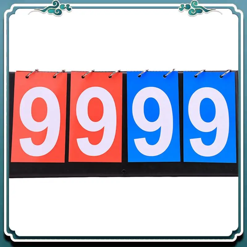 

Reliable 2X 4 Digit Score Board Basketball Soccer Scoreboard For Basketball Football Badminton Volleyball Table Tennis
