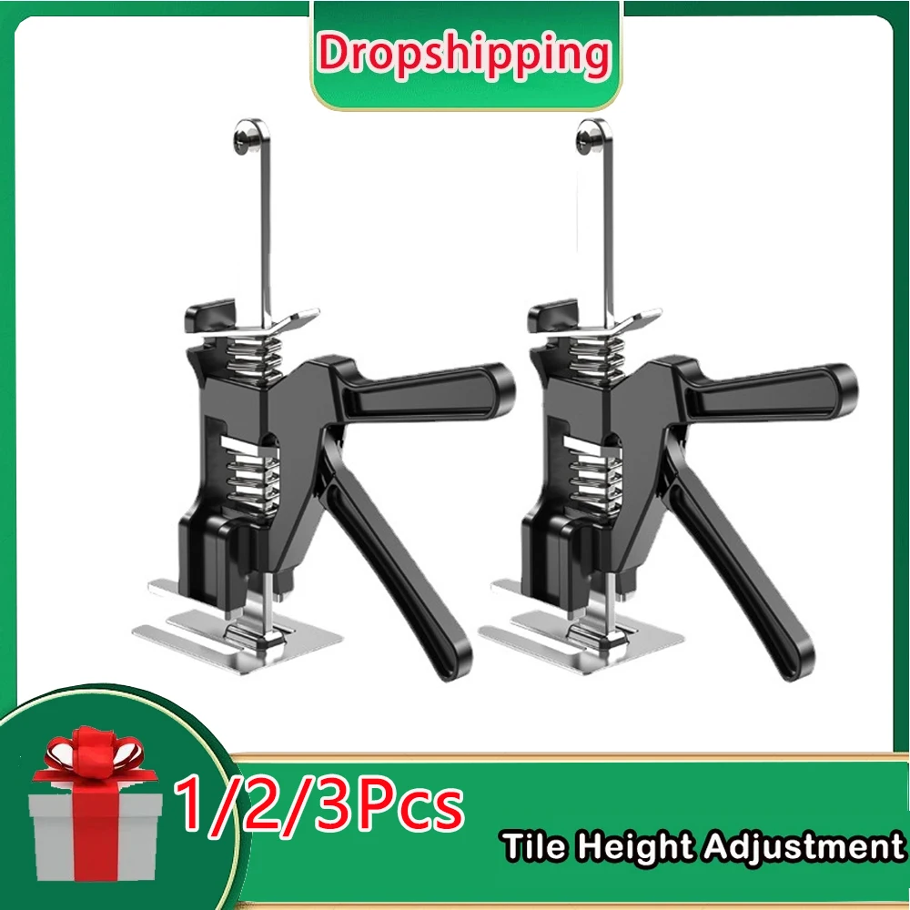 1-3Pcs Hand Lifting Tool Tile Height Adjuster Labor-Saving Arm Jack Door Panel Drywall Lift Cabinet Board Lifter Elevator Tool