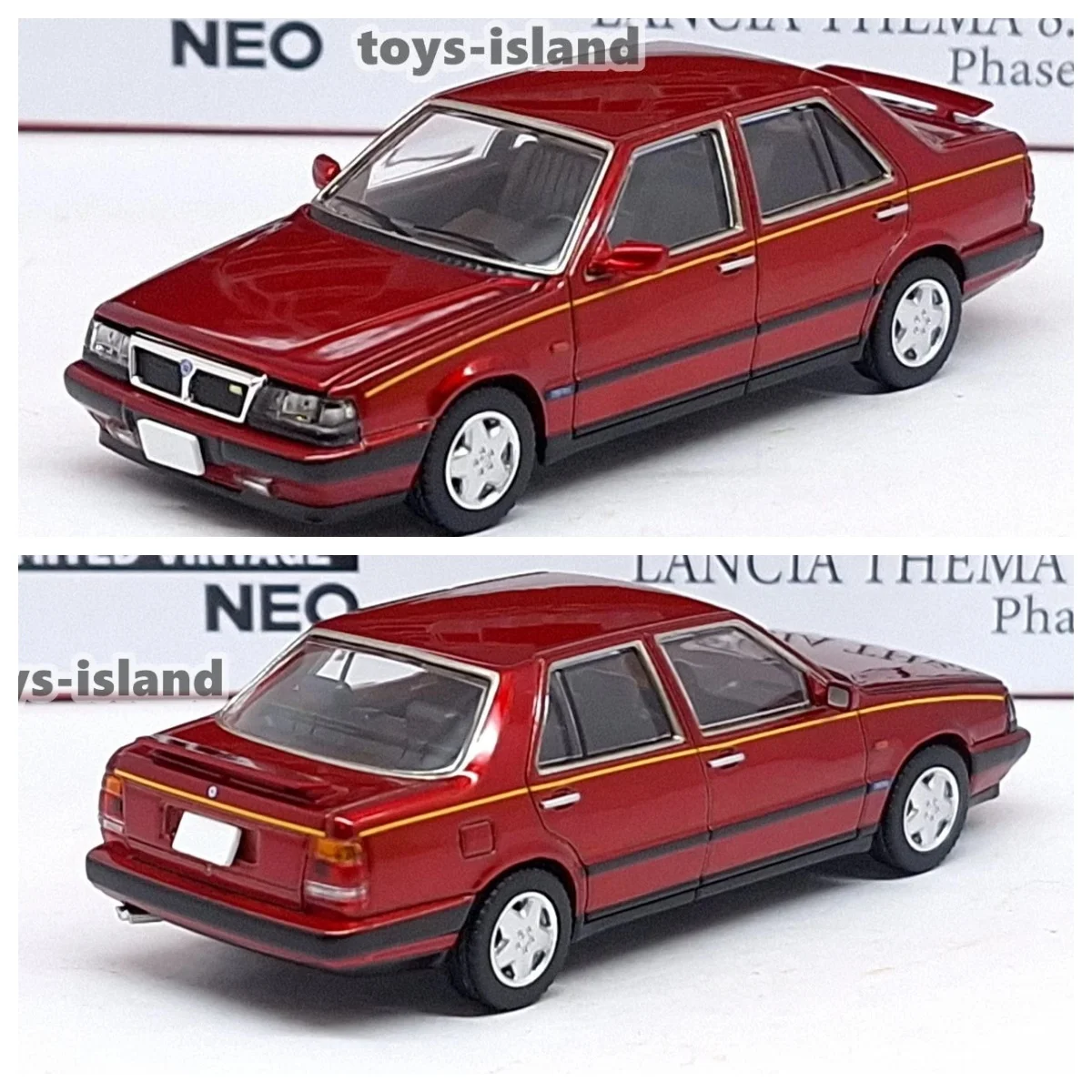Limited Vintage NEO LV-N275c Lancia Thema 8.32 Phase II Red TOMYTEC NEW Diecast Model Car Alloy