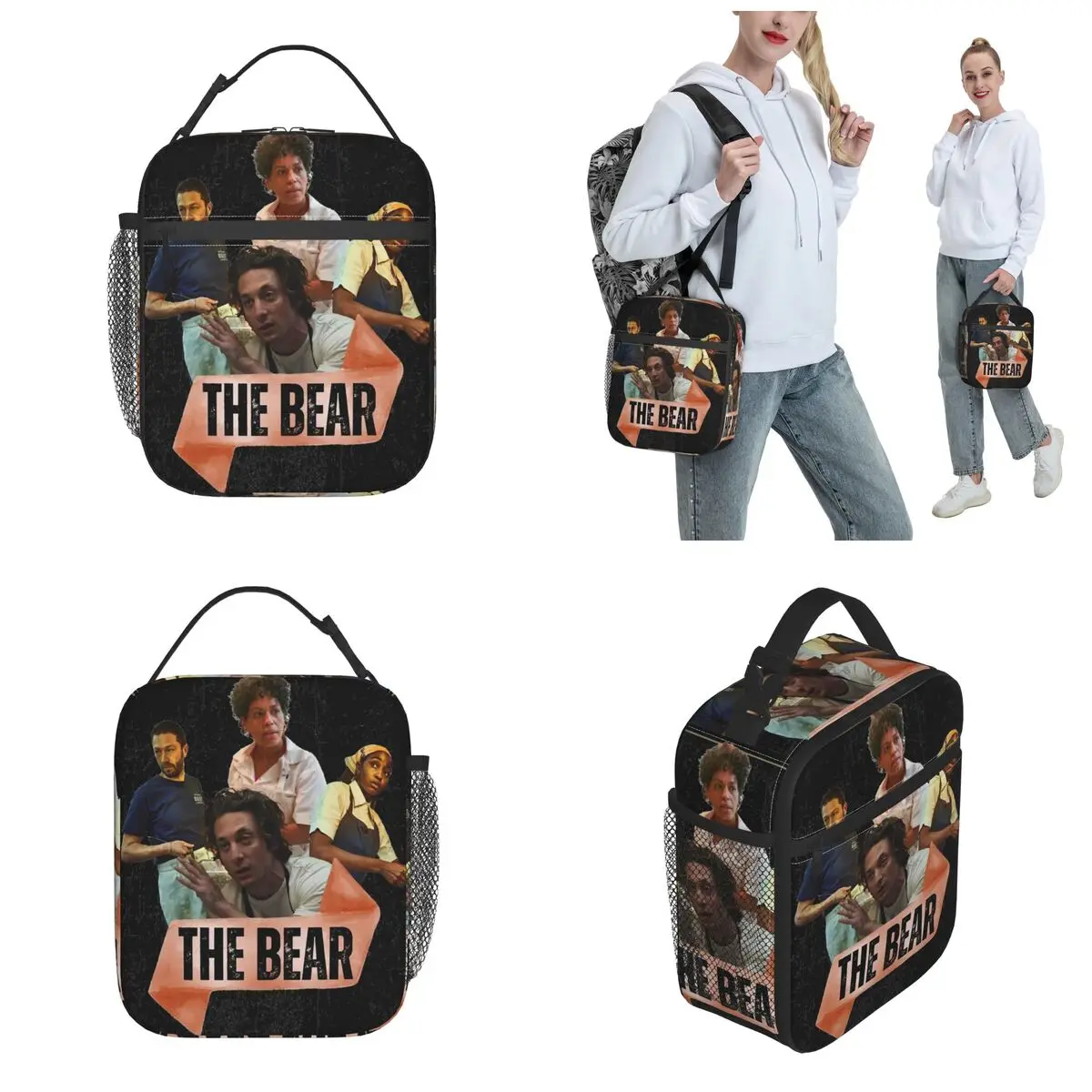 The Bear TV Show-fiambrera con aislamiento, bolsa de comida portátil, nevera térmica para Picnic, novedad de 2024