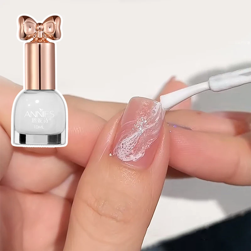 مسمار موجة هلام مسمار التلطخ السريع خاص هالة صبغ مسمار الفن فقاعة هول هلام الأبيض لموجة الرخام مسمار الفن لصالون الأظافر #3