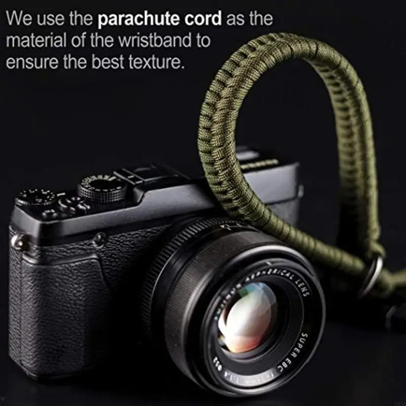 193A Anti-lost Camera Wrist Strap  Parachute Rope Hand Quick Release Portable Gift Lanyard Adjustable for Outdoor