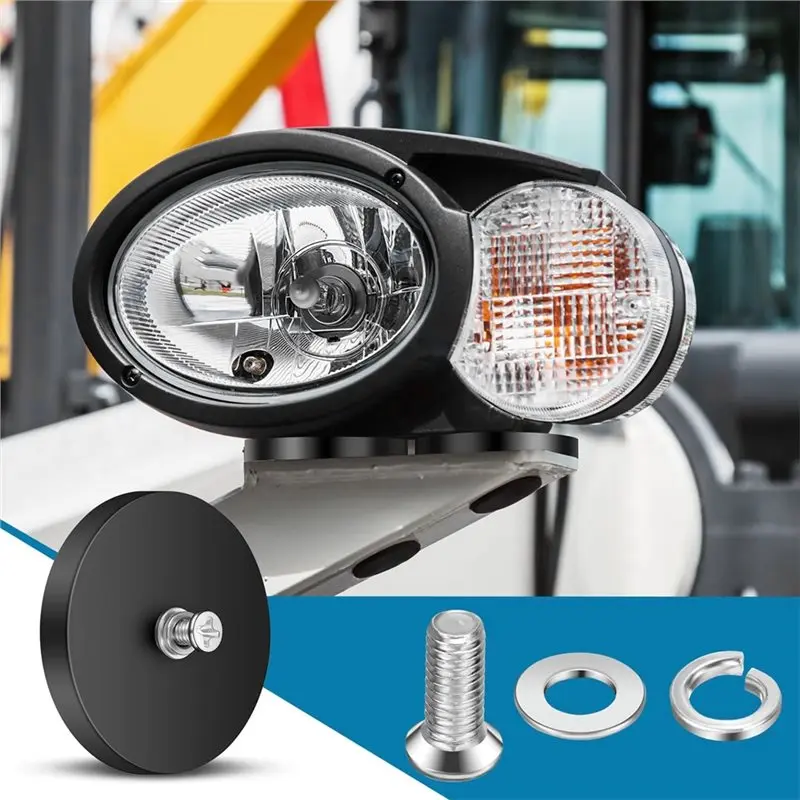 [NEWA08R】 D66mm-Rubber Coated Anti-Scratch Magnets, Magnet Base