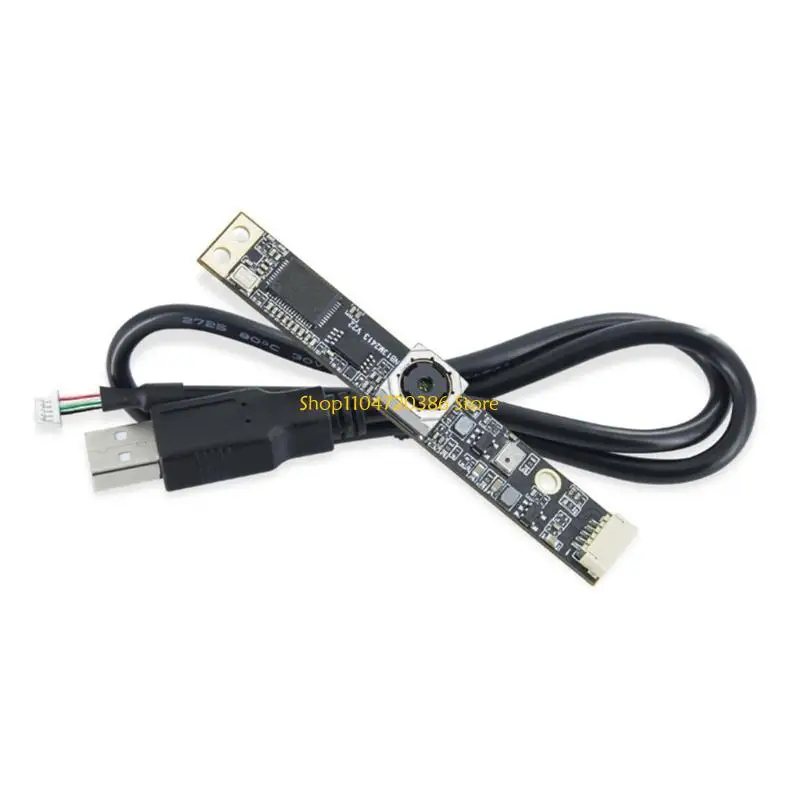 Módulo câmera USB Resolução 13MP 4K com foco automático e microfone integrado para vários sistemas operacionais Câmera