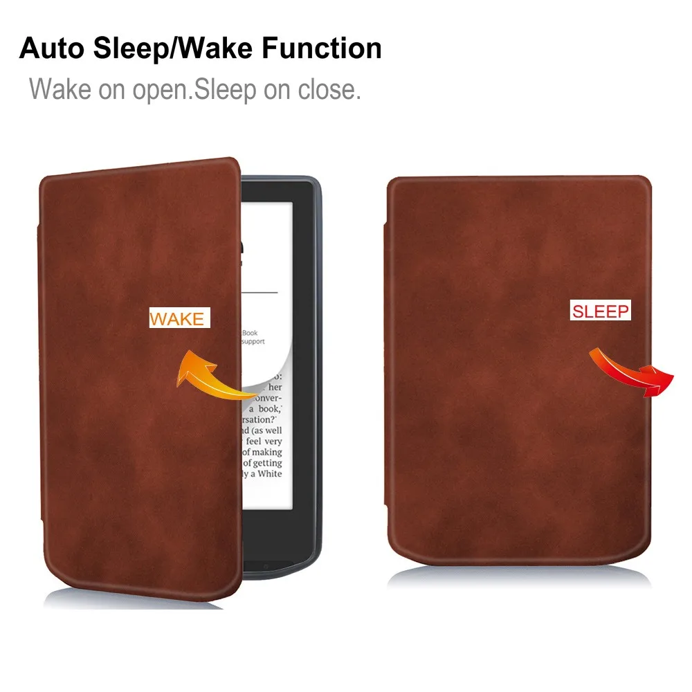 Suitable for Pocketbook Verse 629 e-book protective case TPU soft shell PB629 magnetic sleep case cover