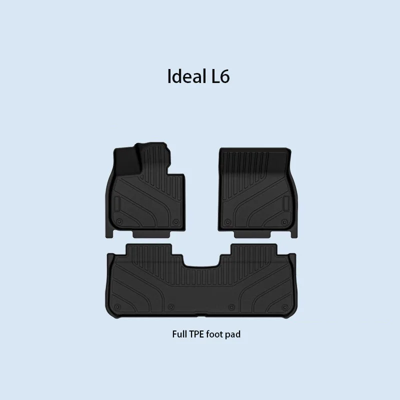 Tapis de sol de voiture en TPE personnalisé, accessoires de modèle Ideal L6L7L8L9, fournitures de véhicules automobiles 138, pièces de rechange intérieures