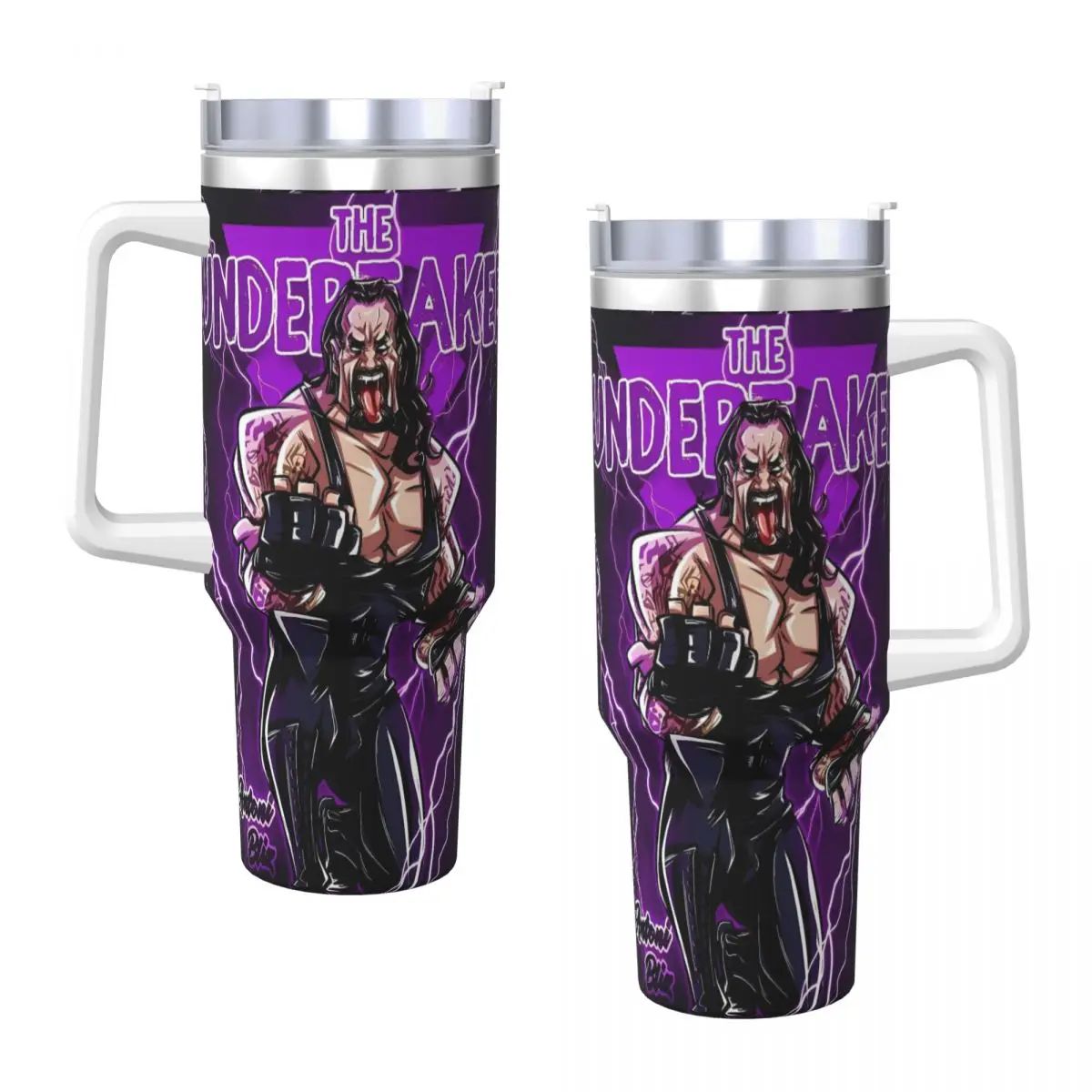 

Stainless Steel Tumbler The Undertaker Wrestling Thermal Cups Keep Heat Hot Drinks Car Mugs Camping Custom Water Bottle