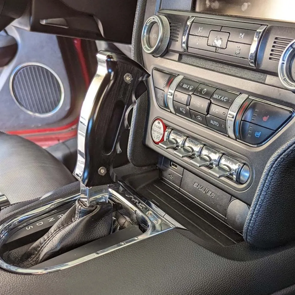 Pistol Grip for Ford Mustang Aluminum Alloy Shift Knobs Shifter Stick 2015-2023