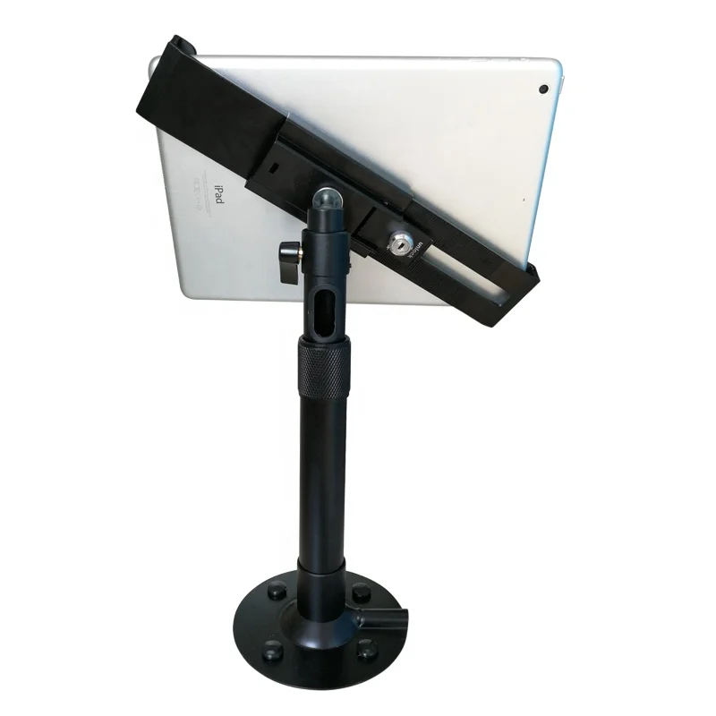 Tablet Security Desktop Stand With Lock Height Adjustable Universal Holder For 7.9-13 Inch Tablet