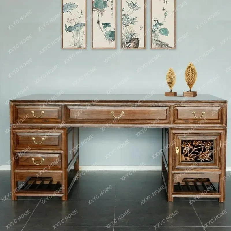 XXChinese classical solid wood desk, writing desk, antique computer desk
