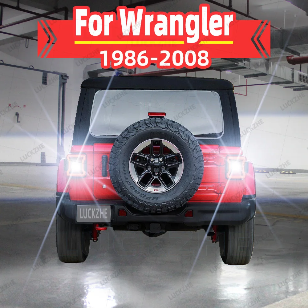 2Pcs Reverse Light For Jeep Wrangler YJ SJ TJ Backup Lamp 1986-1996 1997 1998 1999 2000 2001 2002 2003 2004 2005 2006 2007 2008