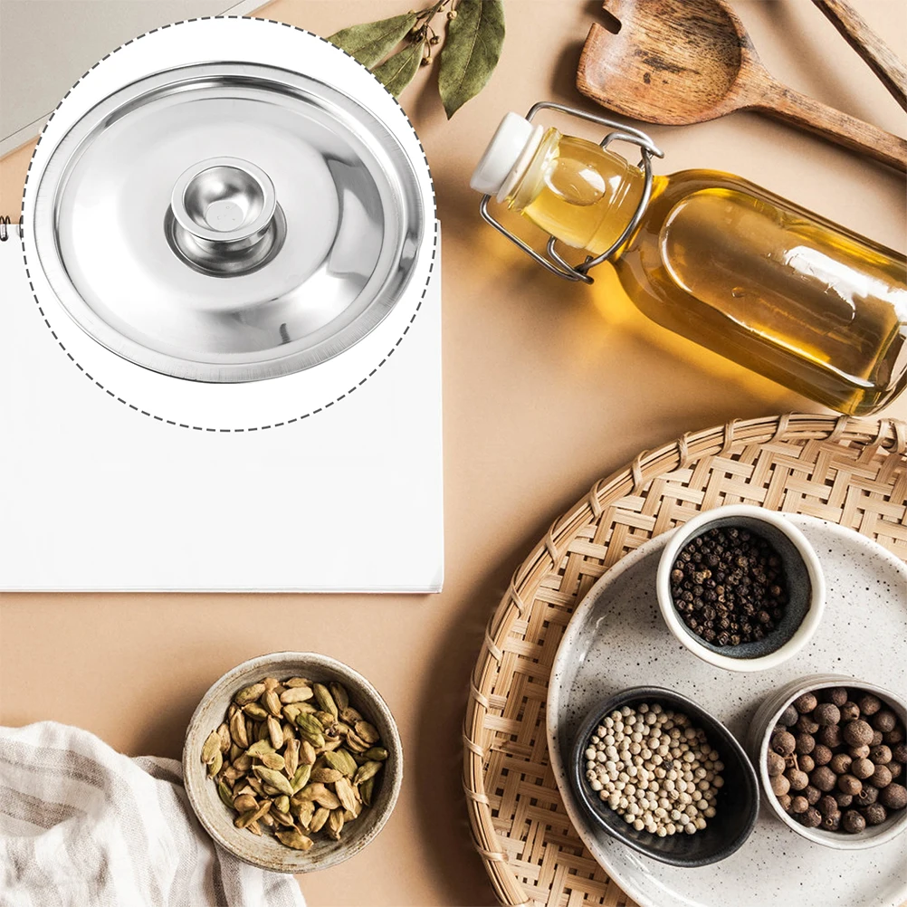 

Stainless Steel Pot Lid Universal Pan Cover Kitchen Replacement Skillet Lid Saucepan Cover Cooking Accessories