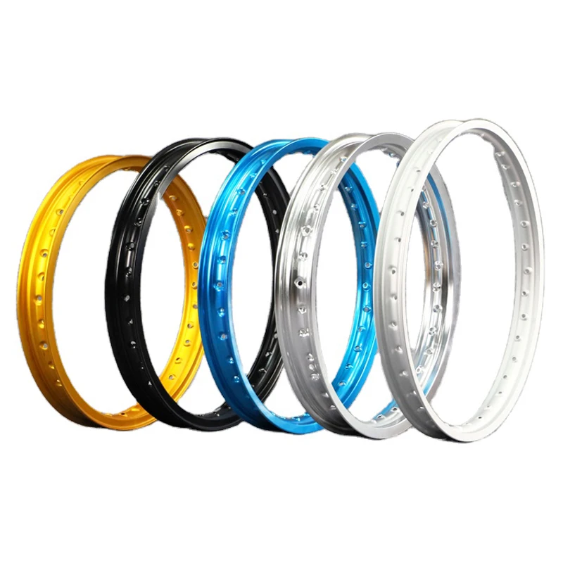 

Алюминиевый обод колеса мотоцикла для Honda Jialing KTM Kawasaki Lifan Kayo Loncin Dirtbike 1,60-21 2,15-18 дюймов, колесо золотого, серебряного цвета