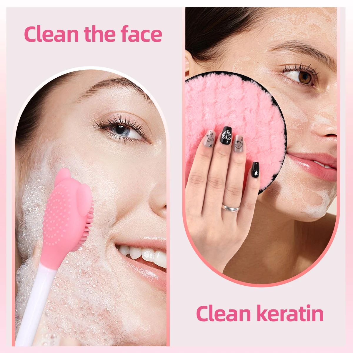 Combinaison bouffante de poudre de beauté 22 pièces, mise au maquillage, maquillage quotidien et visage propre, adaptée à l'envoyer des copines.