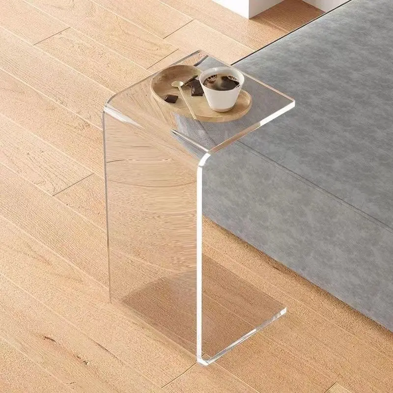 

Living room coffee table acrylic light luxury sofa side table simple Internet celebrity bay window small side table Nordic