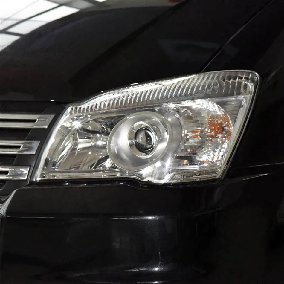 For Dongfeng Forthing Lingzhi M5 2015 2016 Car Accesorries Polycarbonate High Gloss Fully Transparent Lens Masks
