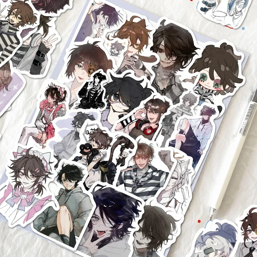 10/54 قطعة لعبة الإبداعية الهوية الخامس ملصقات مضحك شخصية سجين لوكا البلسا ملصق لاصق لامع ورائع ل DIY بها بنفسك دفتر الثلاجة الغيتار #1