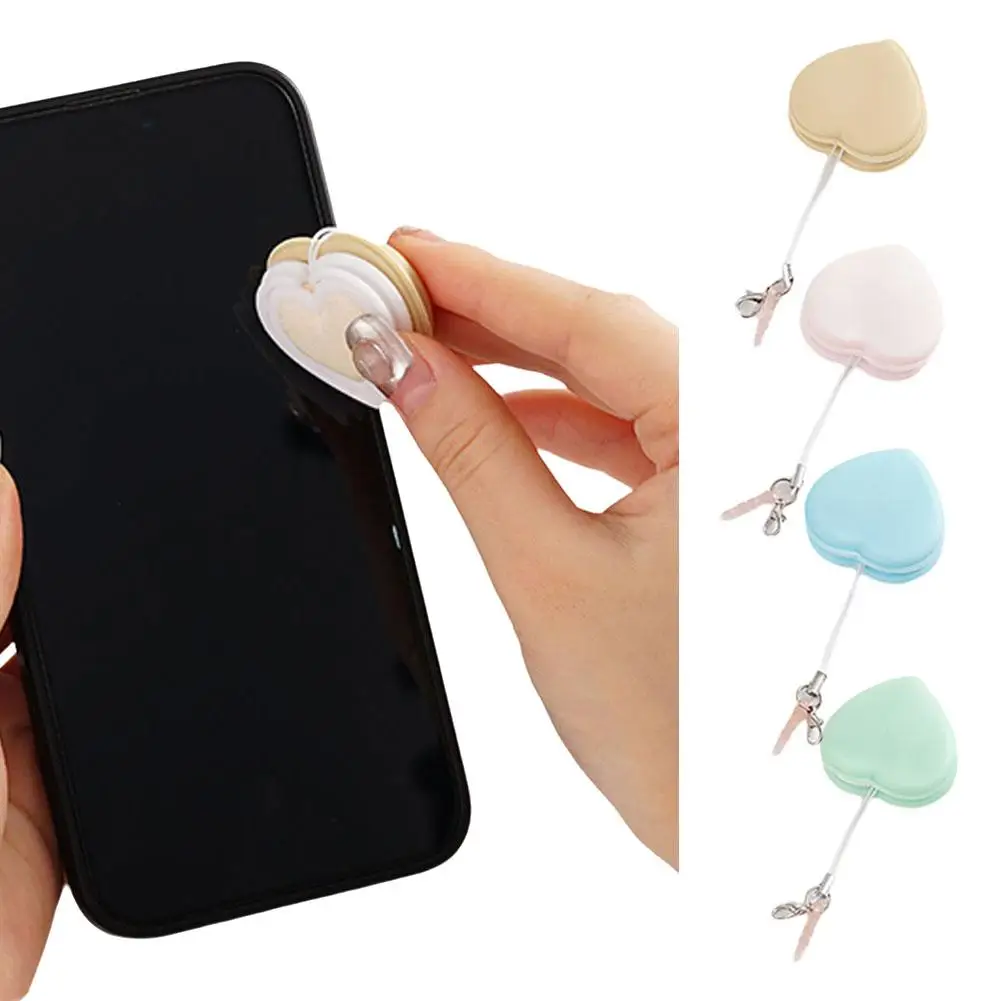 Cell Phone Screen Wiper Love Cleaning Eyeglass Camera Lens Wiper Cleaning Tool Pendant Factory For Macaron Fashion High Qua K9W4