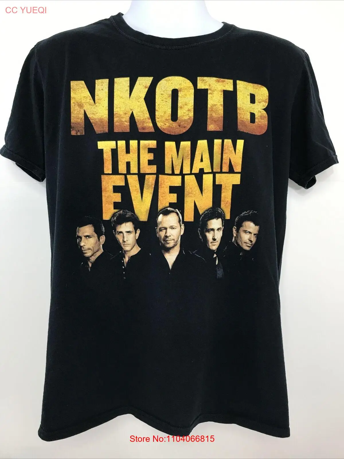 New Kids On The Block Concert Tour T Shirt Large Double Sided 2015