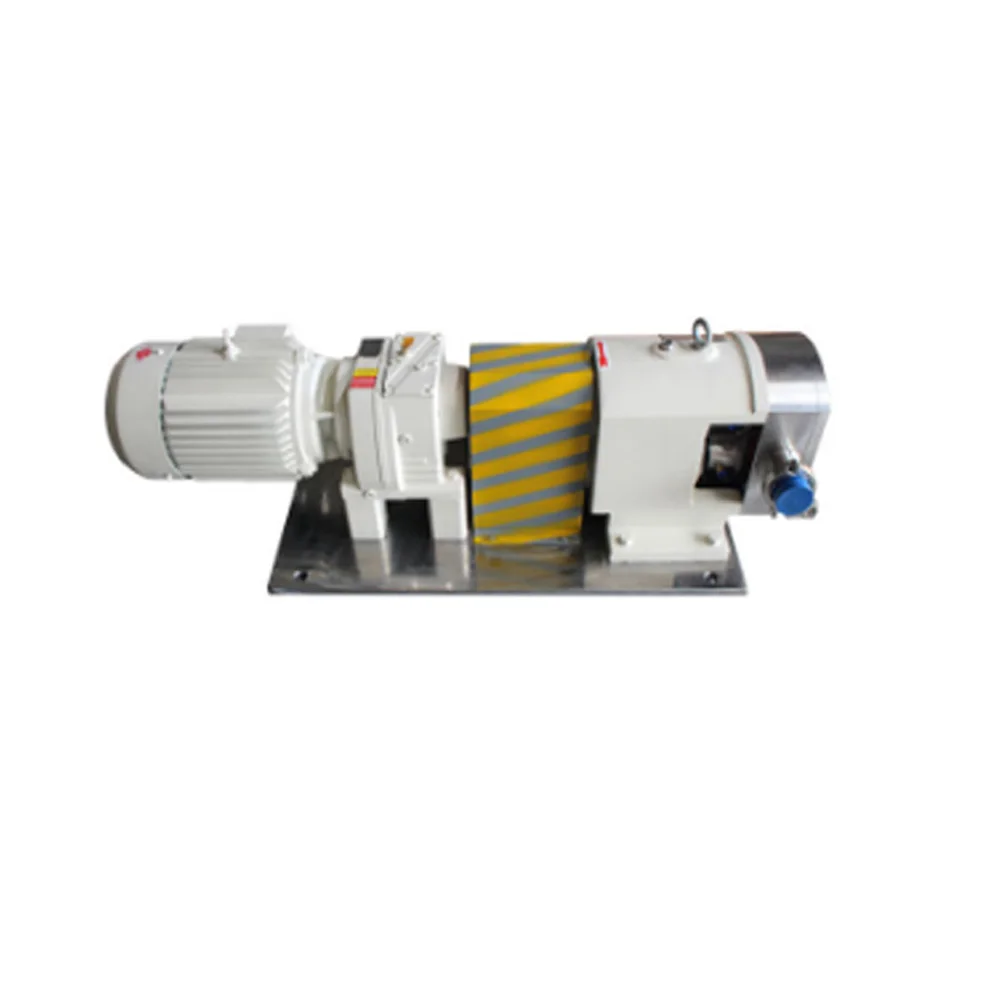 High Quality Food Grade Shampoo Chocolate Rotary Tri-lobe Pump Manufacturer With Mechanical Seal