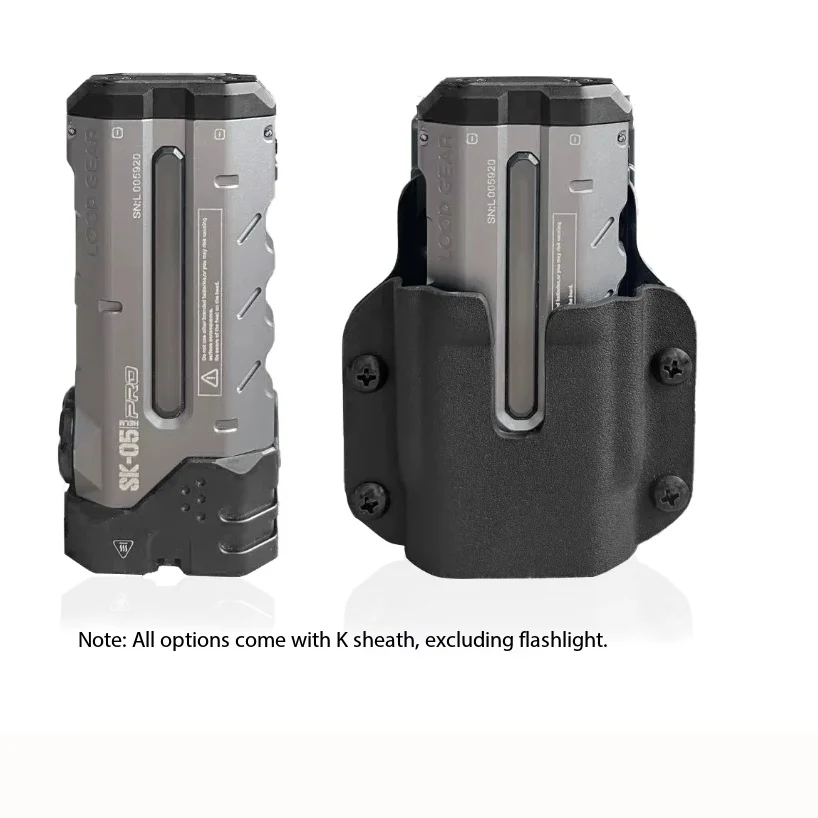 Kydex-Scheide mit Schnellverschluss, Holster, Taschenlampe, Gürteltasche, taktische Tragetasche für LOOP GEAR SK05 PRO (Taschenlampe nicht enthalten) – Detail 5