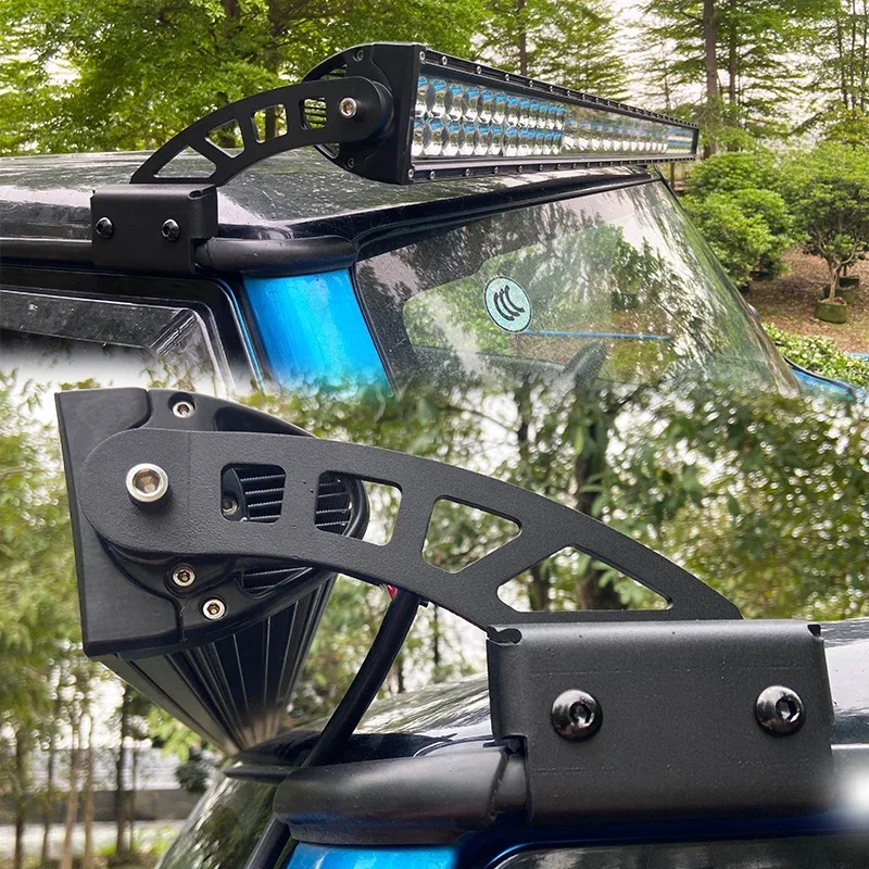 2 PCS Steel 52 Inches Roof Led Light Bar Bracket For 2019-2023 Suzuki Jimny Siarra Jb74w Jb64 Jimny 4X4 Offroad Accessories