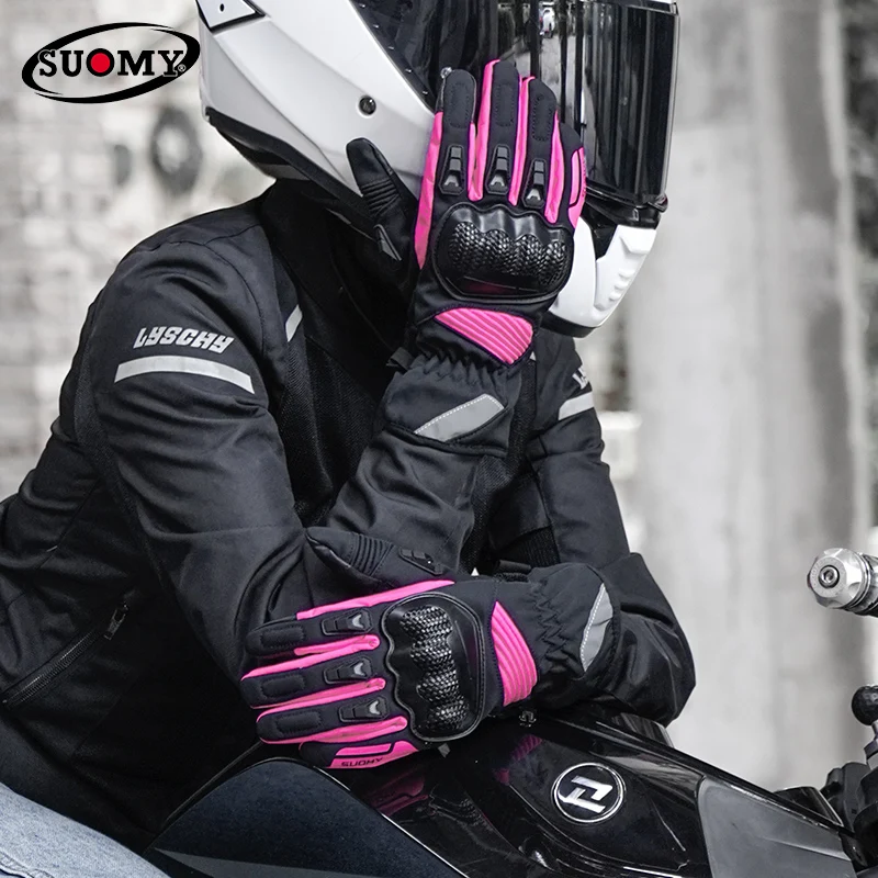 Women's Winter Gloves - Waterproof & Windproof for Motorcycle, Bicycle & Outdoor Work (XS-XXL)