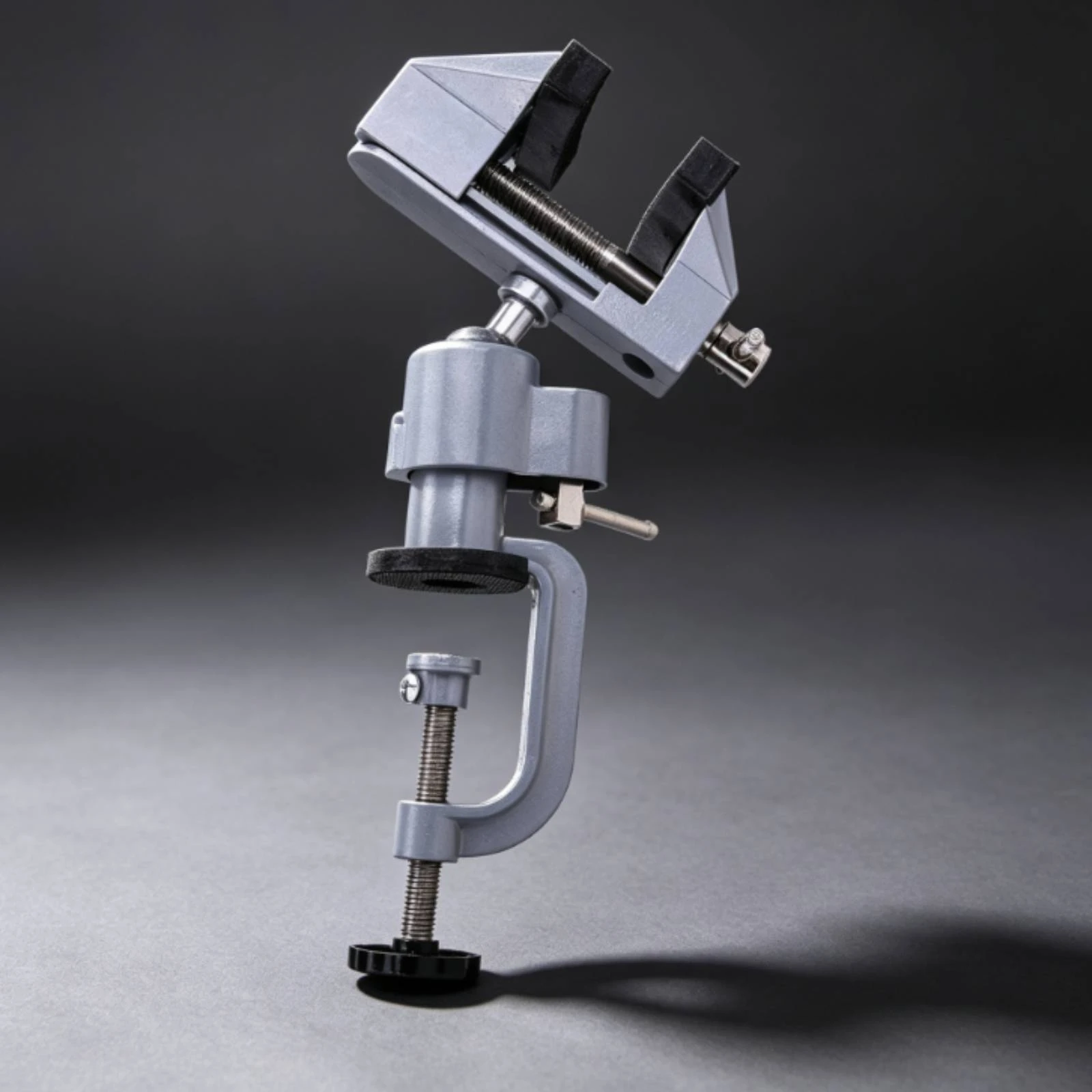 Bench Vise with Swivel Base Adjustable Bench Vice with Swivel Base Table Vise Multipurpose Tool Versatile for Hobbyists